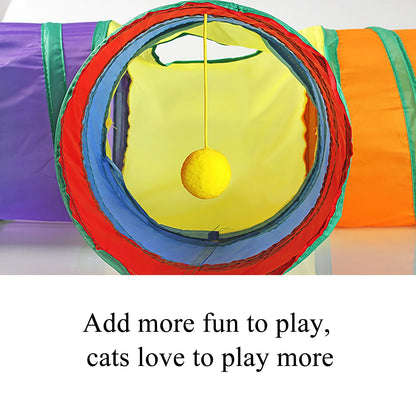 Cat Tunnel Interactive Cat Toy Cat Tunnels for Indoor Cats