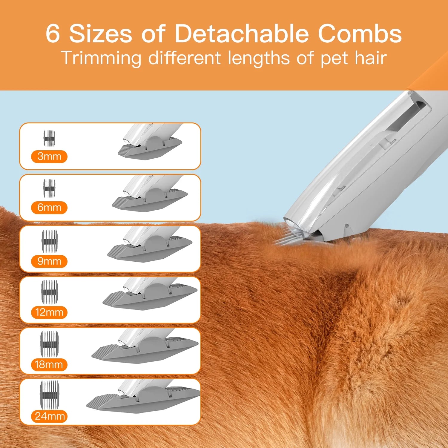 Pet Grooming Kit & Vacuum , Professional Grooming Deshedding Clipper Tools for Dogs Cats