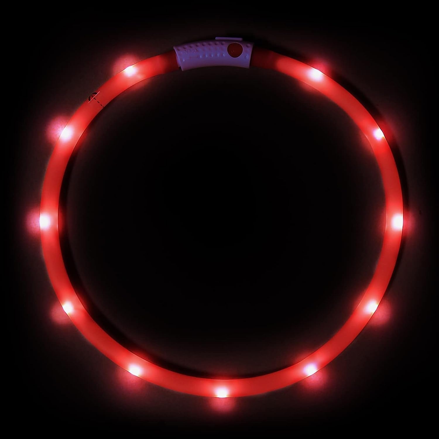 LED Dog Collar - USB Rechargeable LED Dog Necklace - Glowing Dog Collar Light for Your Small Medium Large Dogs