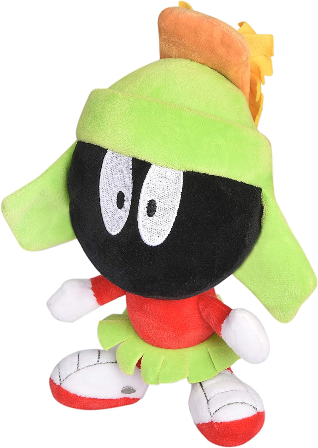 for Pets Marvin the Martian Big Head Plush Dog Toy Stuffed Animal for Dog- Dog Toy for All Dogs - Cute Squeak Toy for Dogs in Green Yellow and Black